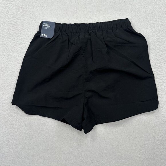 DSG Women's Notched Woven Shorts, Size Small, Black - Picture 2 of 8